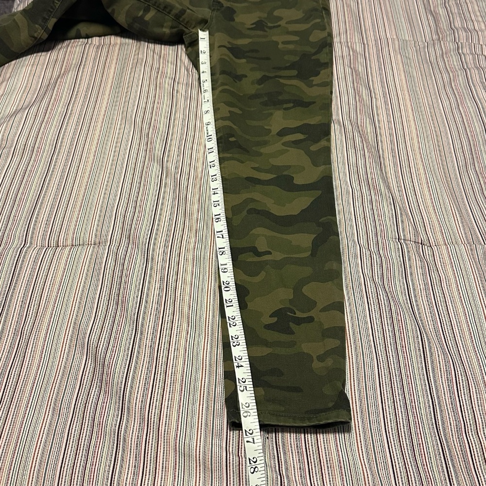 GAP Camo Legging Jeans Women’s 6/28 Green Camouflage Stretch Skinny Jeggings - Picture 7 of 8